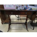 Reproduction mahogany sofa table