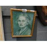 5154 - Oil on board 'Portrait of an elderly lady'