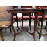 Edwardian 2 tier occasional table