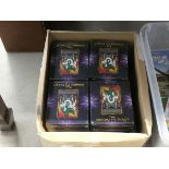 Box containing tarot cards
