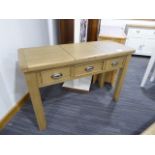 Heavy Oak Dressing Table