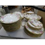 Large qty of Royal Doulton temple pattern crockery