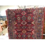 (25) Multicoloured Louis De Poortere carpet