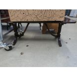 Reproduction mahogany coffee table