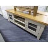 Chester Grey Painted Oak Large TV Unit (11)