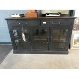 Bayside sideboard two drawers and three glazed doors under