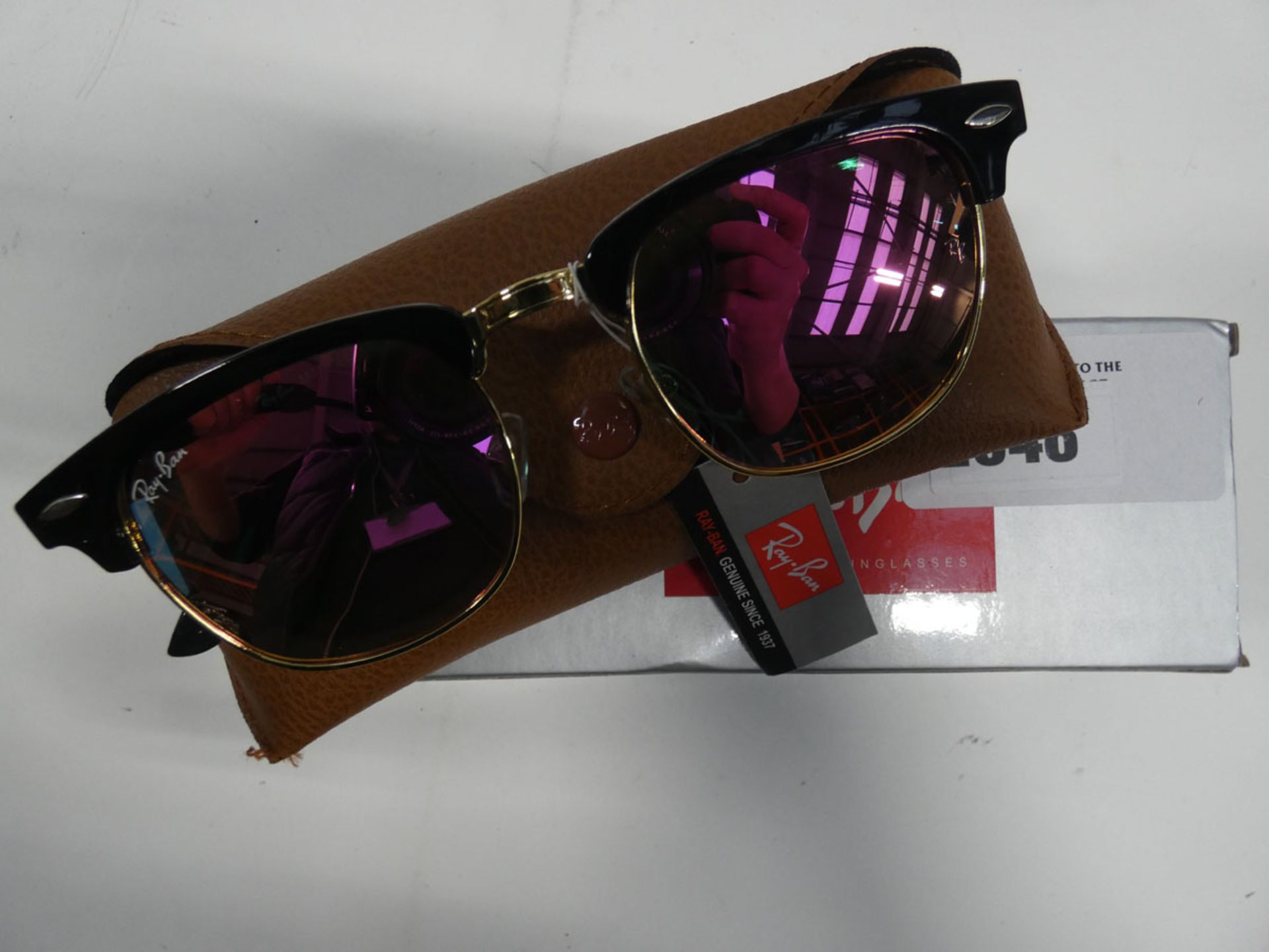Ray-Ban RB3016 sunglasses with case and box