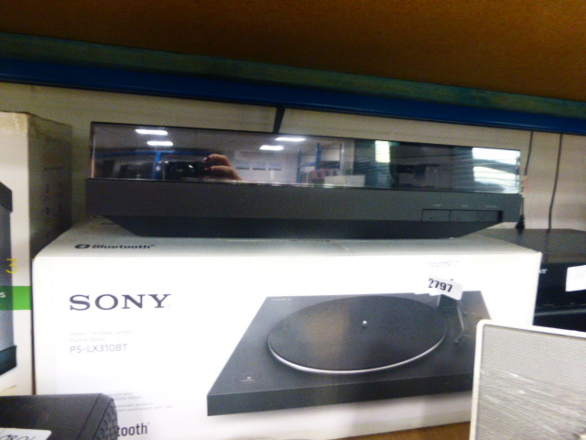 2727 Sony PS-LX310BT bluetooth turntable missing parts