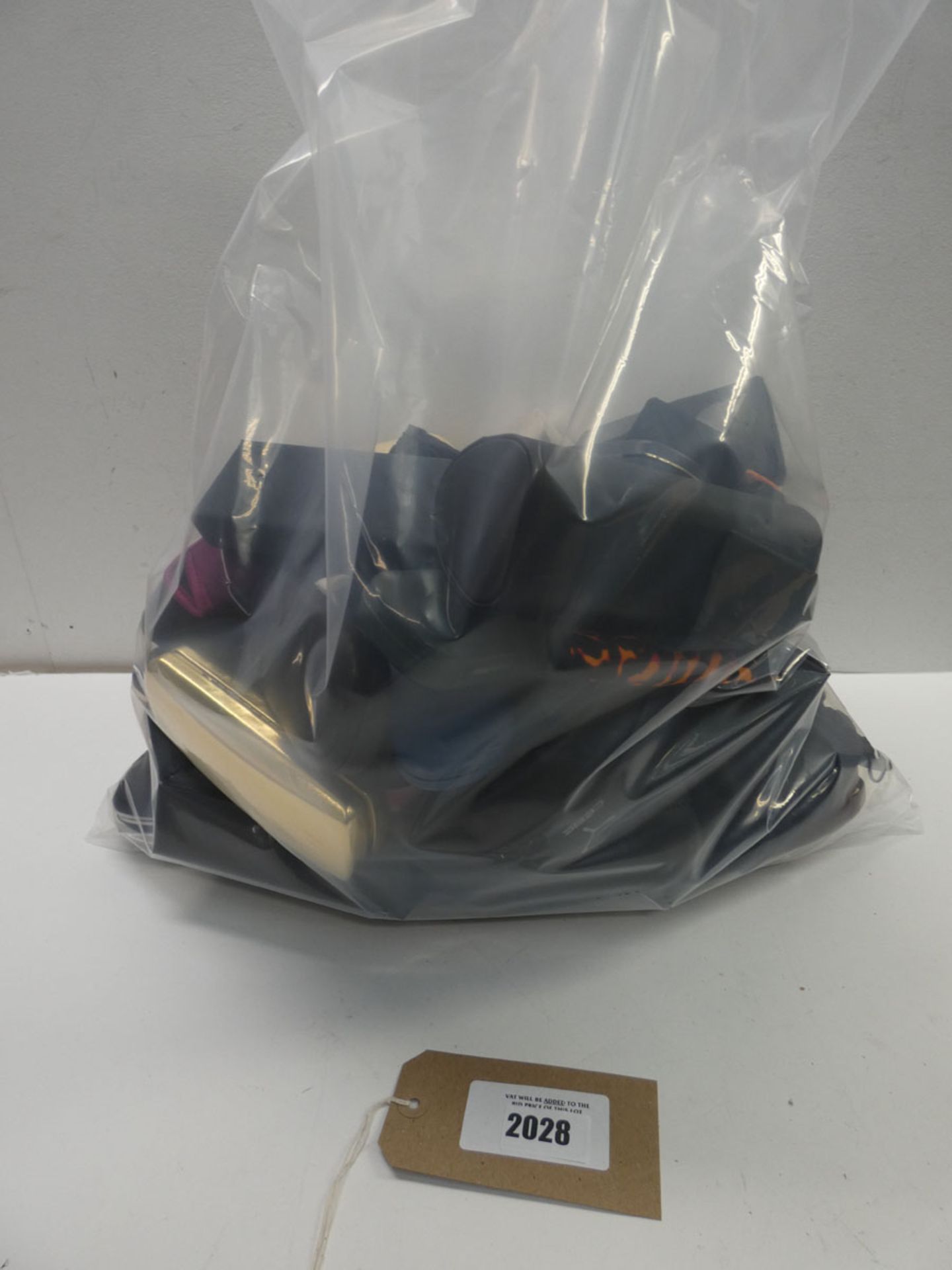 Bag containing quantity of empty glasses cases