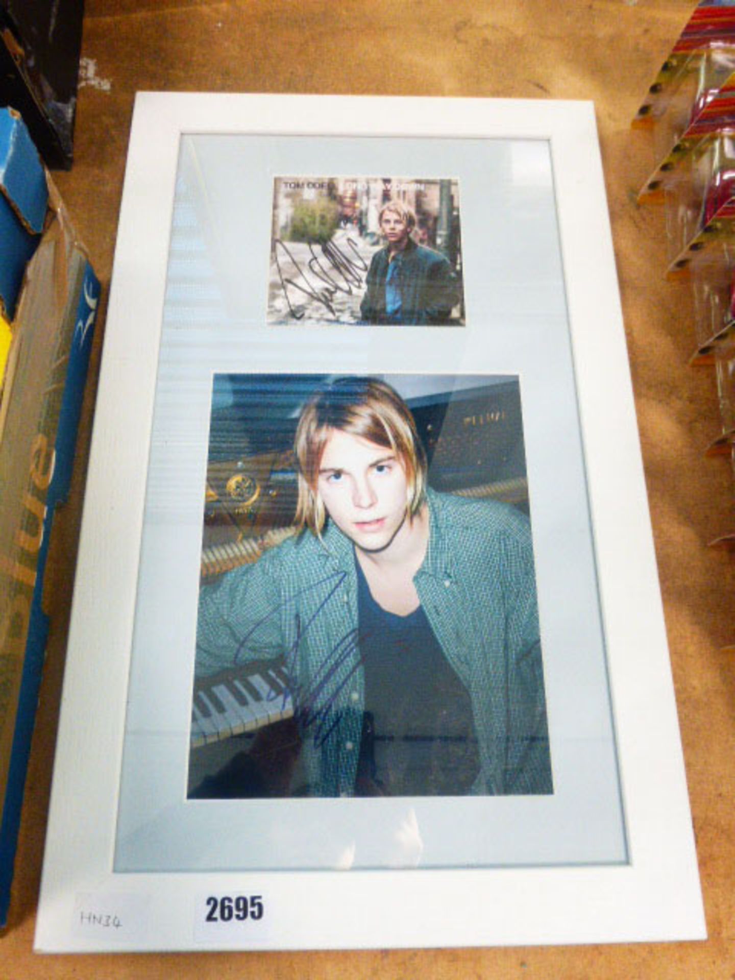 2640 Framed and glazed pictures of Tom Odell, signed (unverified)