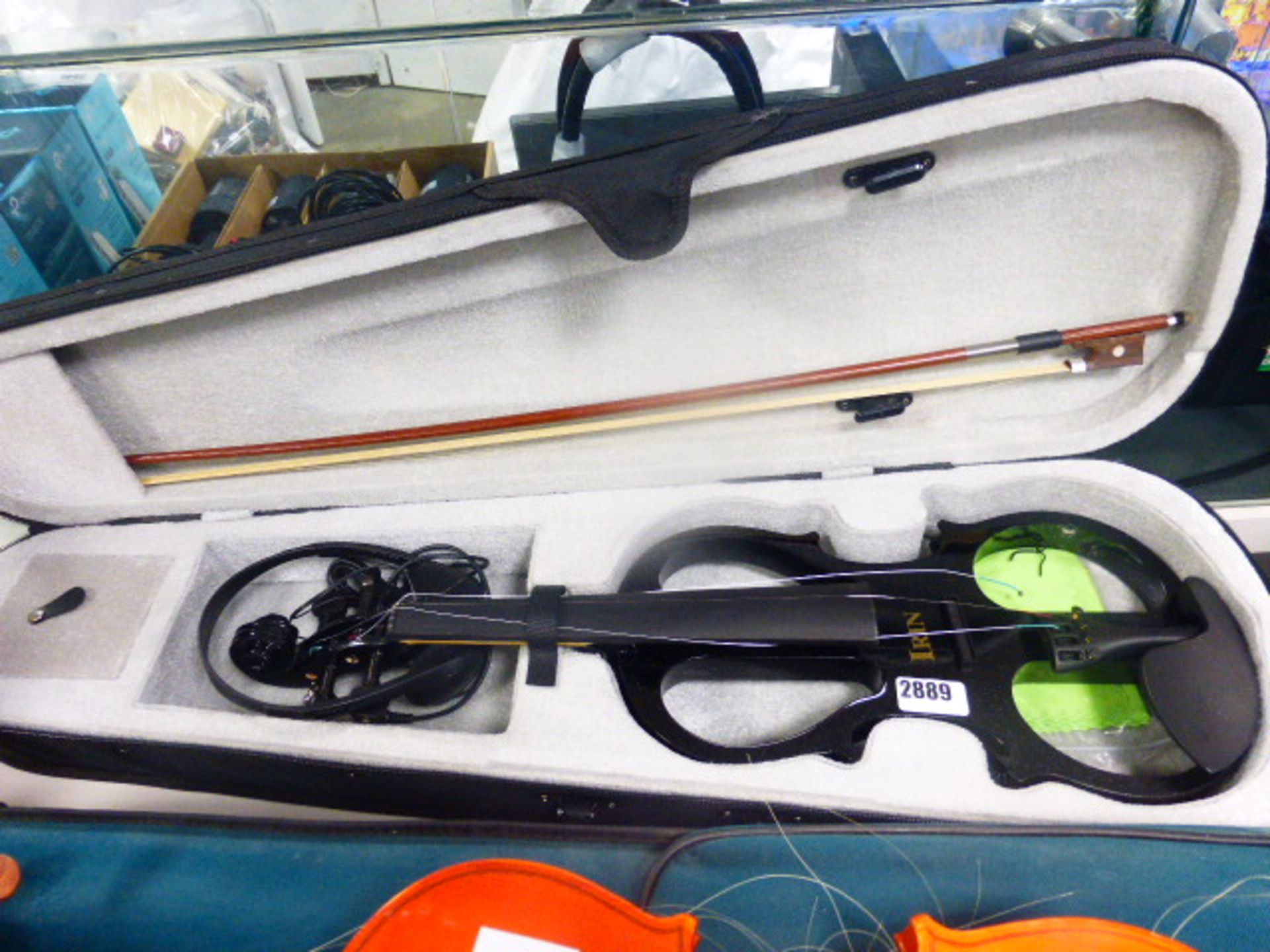Irin electric violin with bow and case