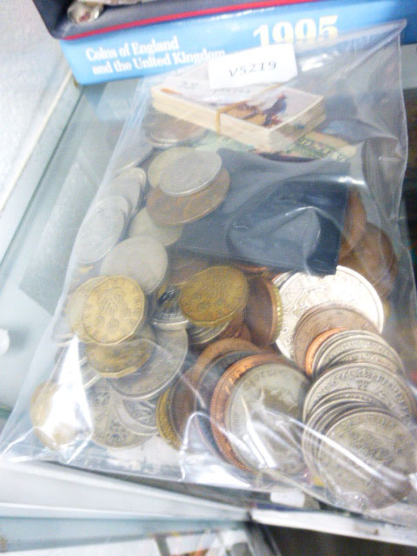 2 Albums of various coins with a book and clear bag containing various loose coinage - Image 2 of 2