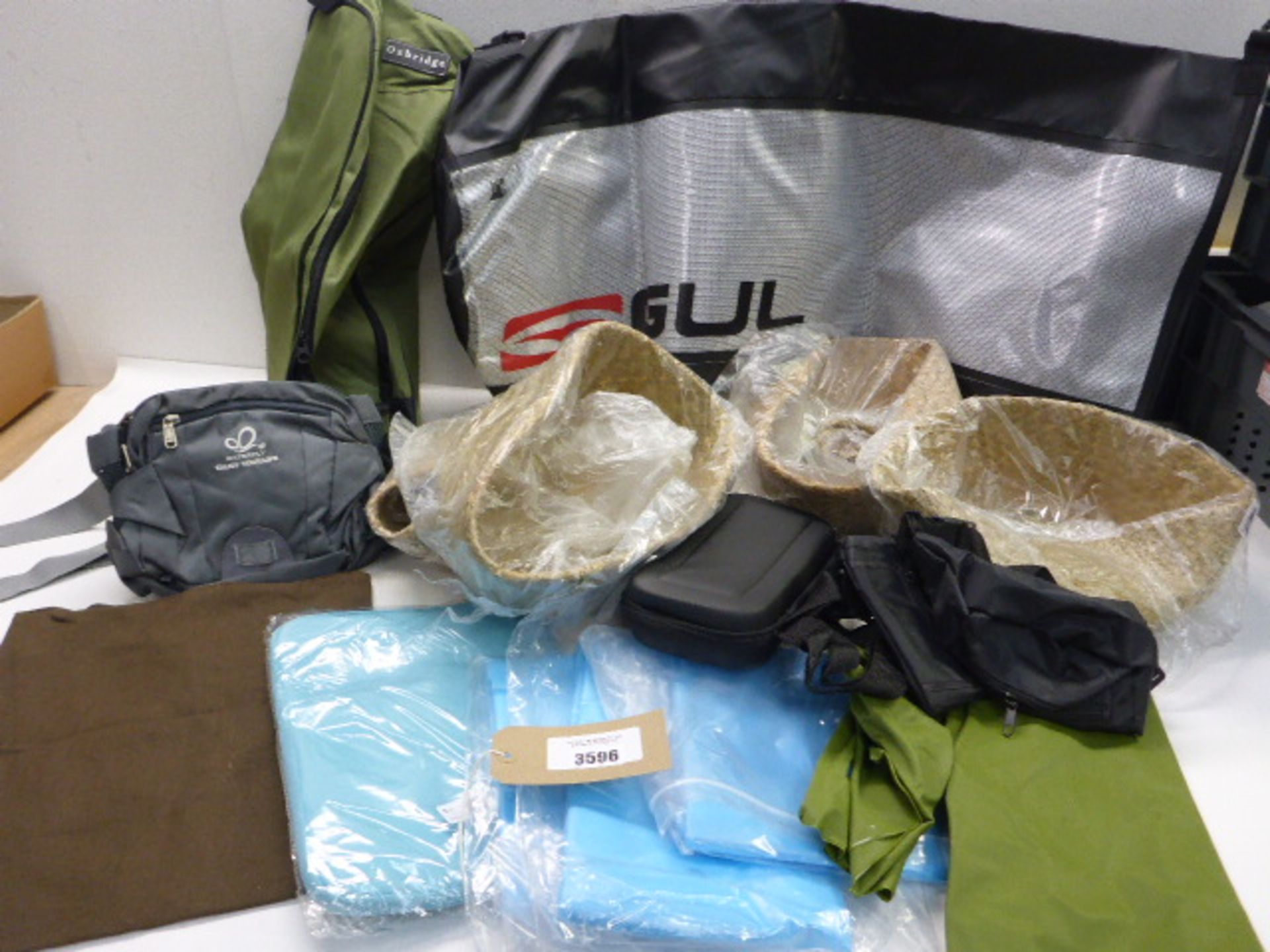 Gul 50L dry bag, Oxford Wellington boot bag, Hiking waste storage pack, storage & tote bags, straw