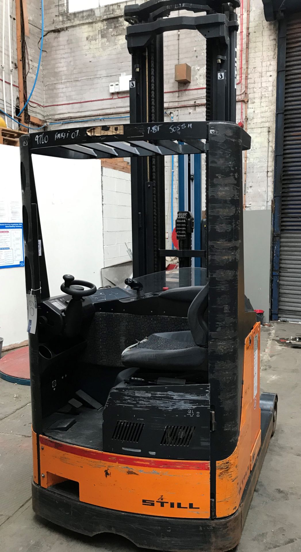 A Still FM14I Electric Fork Lift Reach Truck No.611879001508 (1/2007), 1400kg capacity, 2740kg - Image 3 of 10