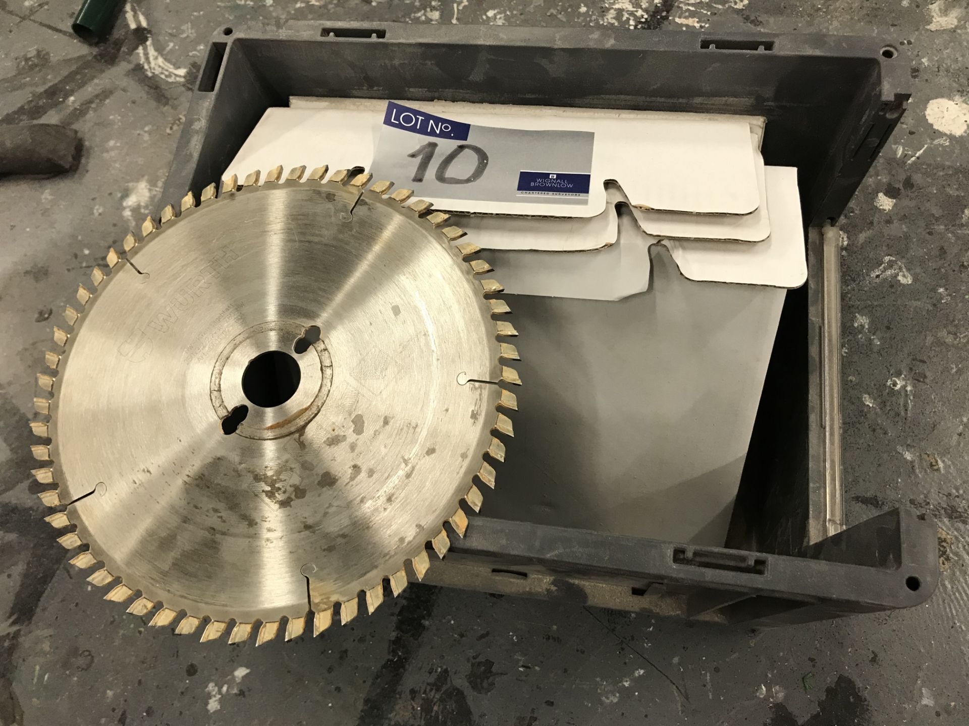 6 Wurth 250mm dia x 30mm bore Circular Saw Blades.