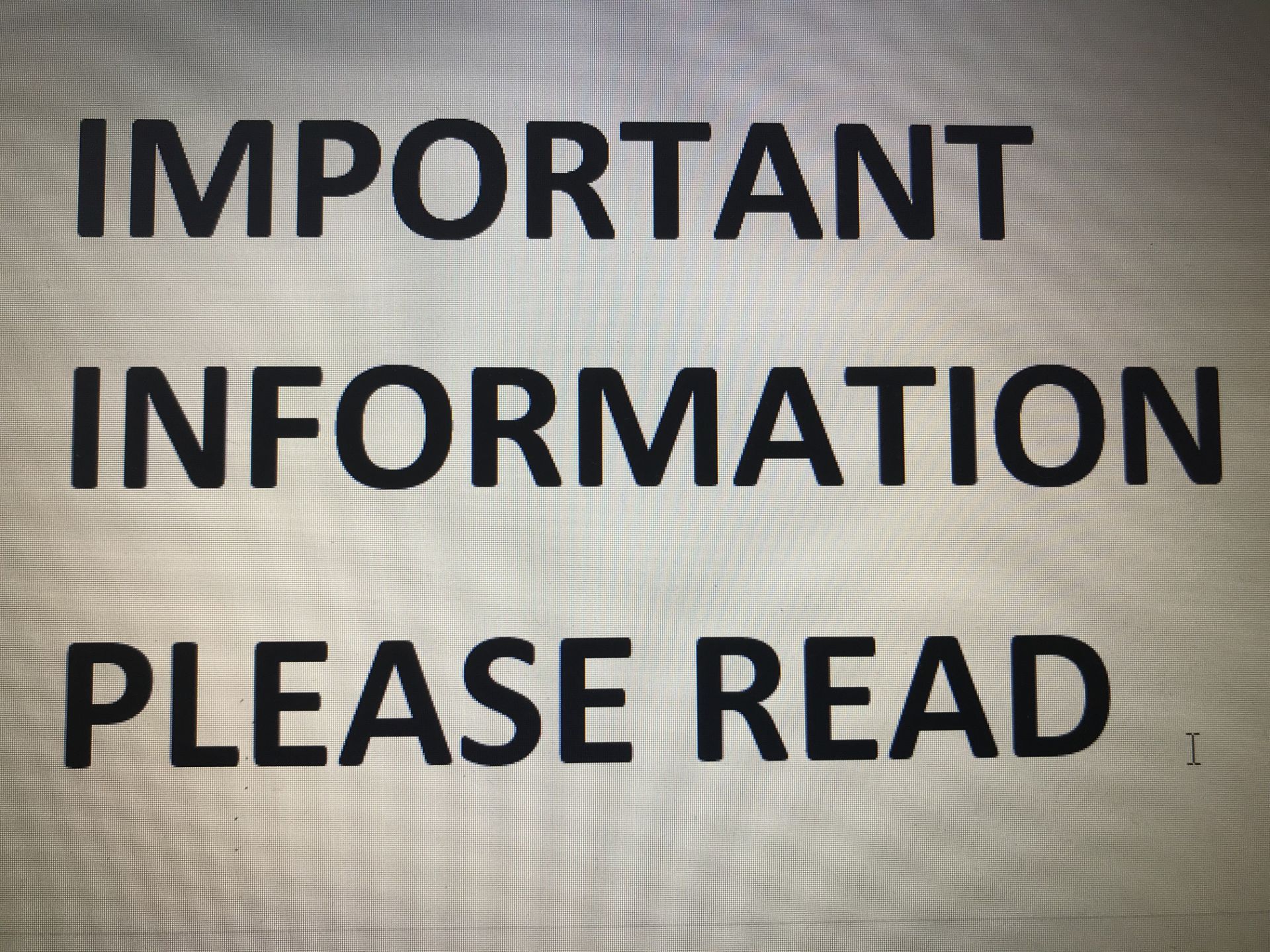 Please note that due to the consequences of Covid-19 and Government restrictions, we have imposed