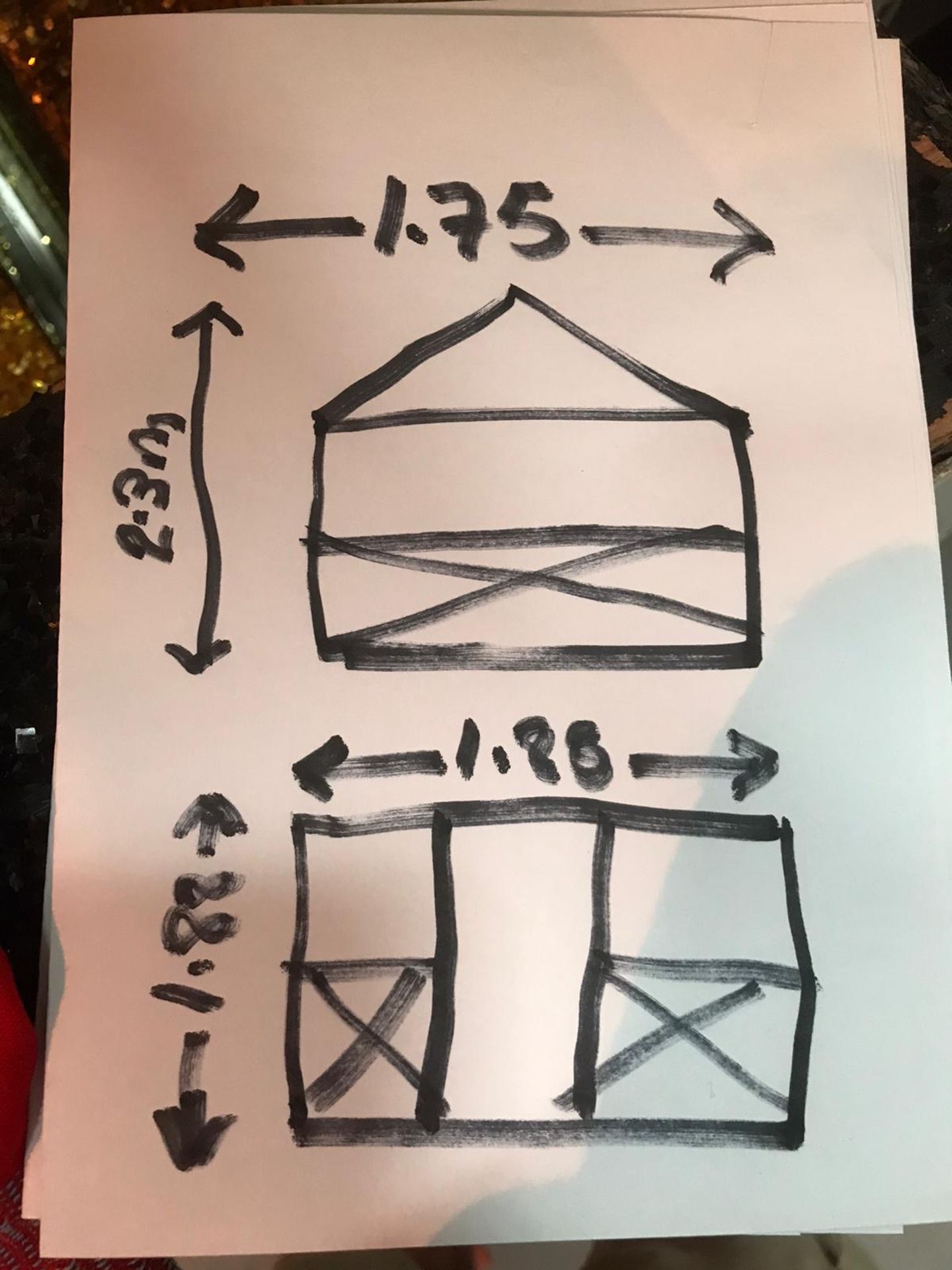 4 Open Fronted Timber 'Jungle Huts' with One 'Mystery' Dipping Counter, 1.85m w x 1.75m dp x 2.3m - Bild 5 aus 5