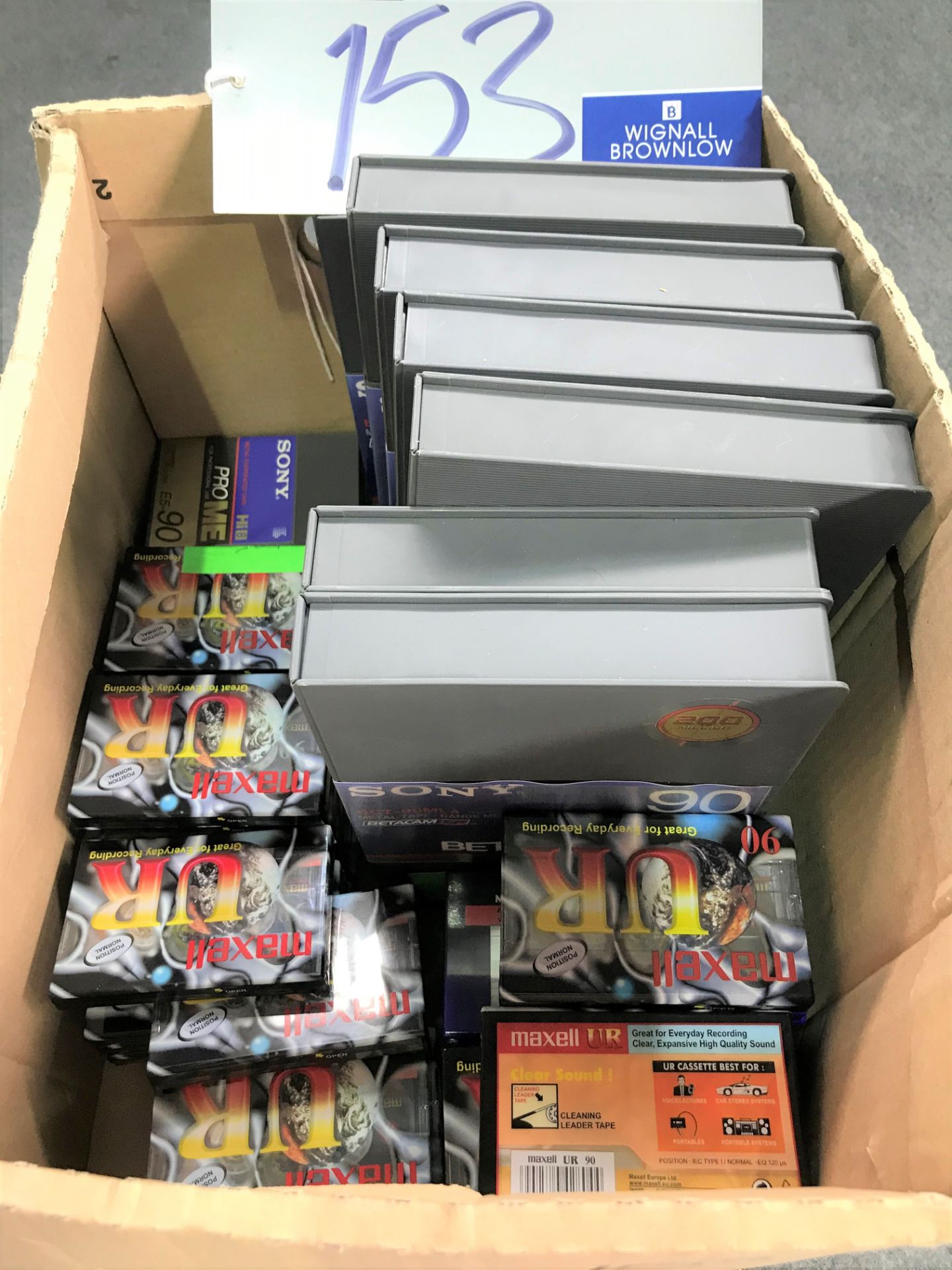 Assorted Video Cassette and Betamax Tapes (located at Unit D10, Carrington Business Park, Manchester