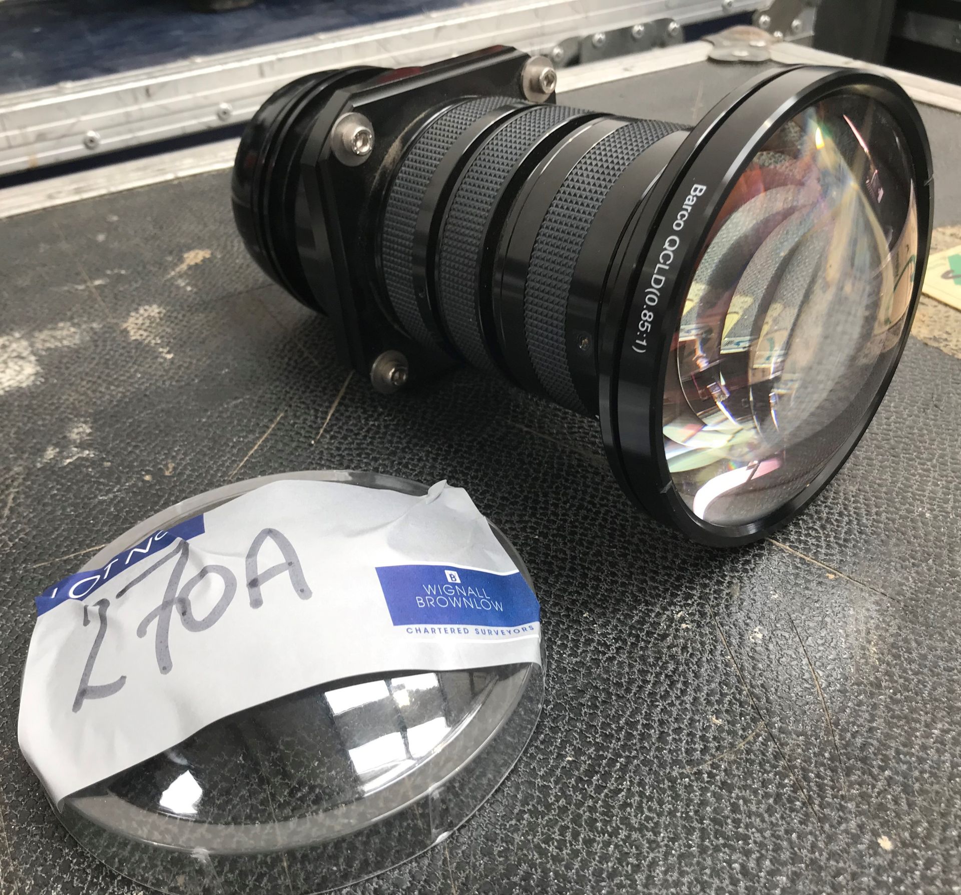 A Barco QCLD Projection Zoom Lens (0.85:1)(located at Unit 54 Westbrook Park, Trafford Park Road,