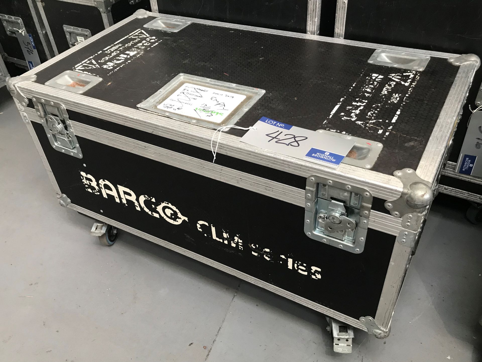 A Mobile Flight Case for Barco CLM Series Projector, 1070mm x 580mm x 450mm (located at Unit 54