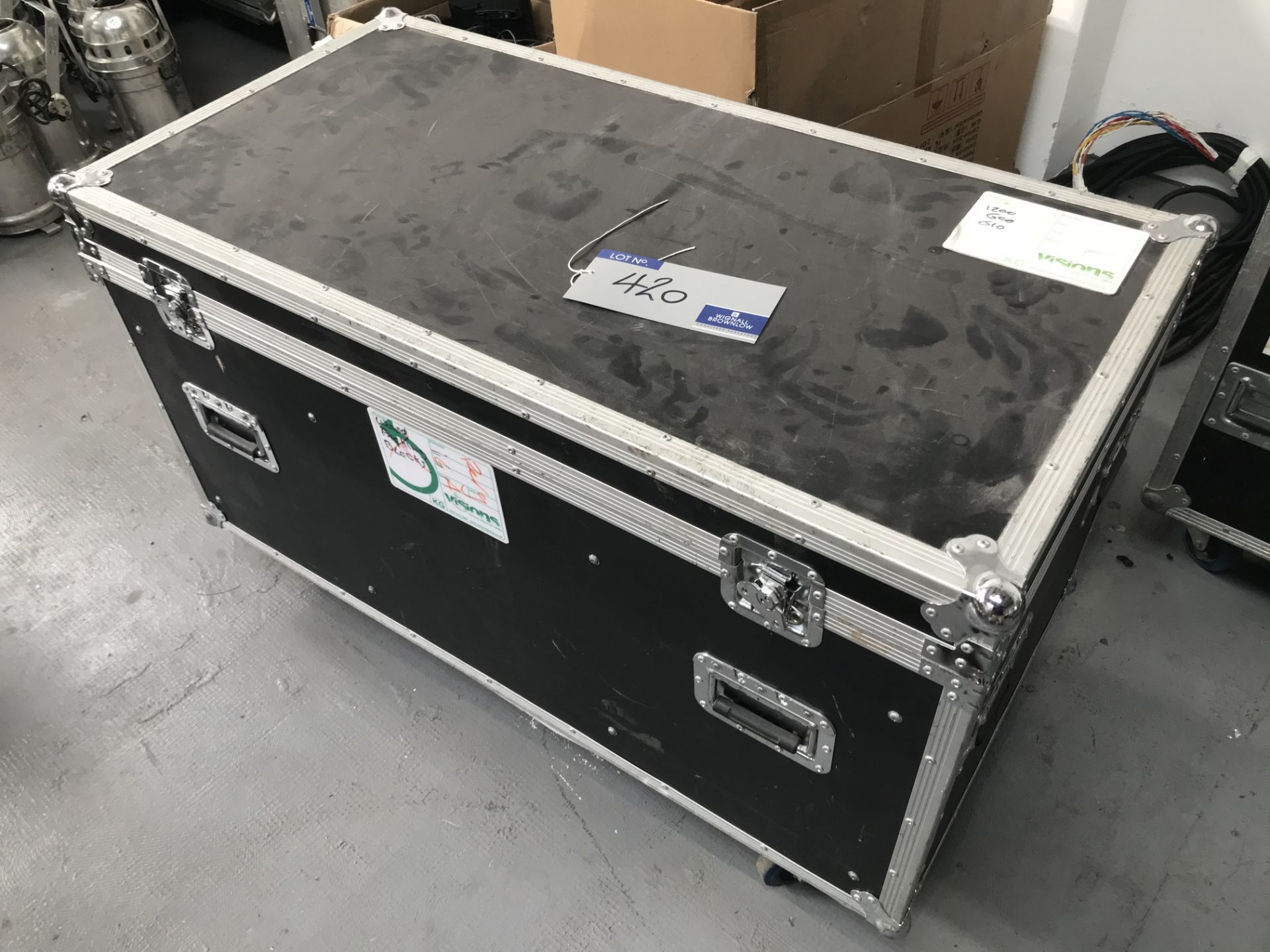 A Mobile Flight Case for Cable, 1200mm x 600mm x 610mm (located at Unit 54 Westbrook Park,