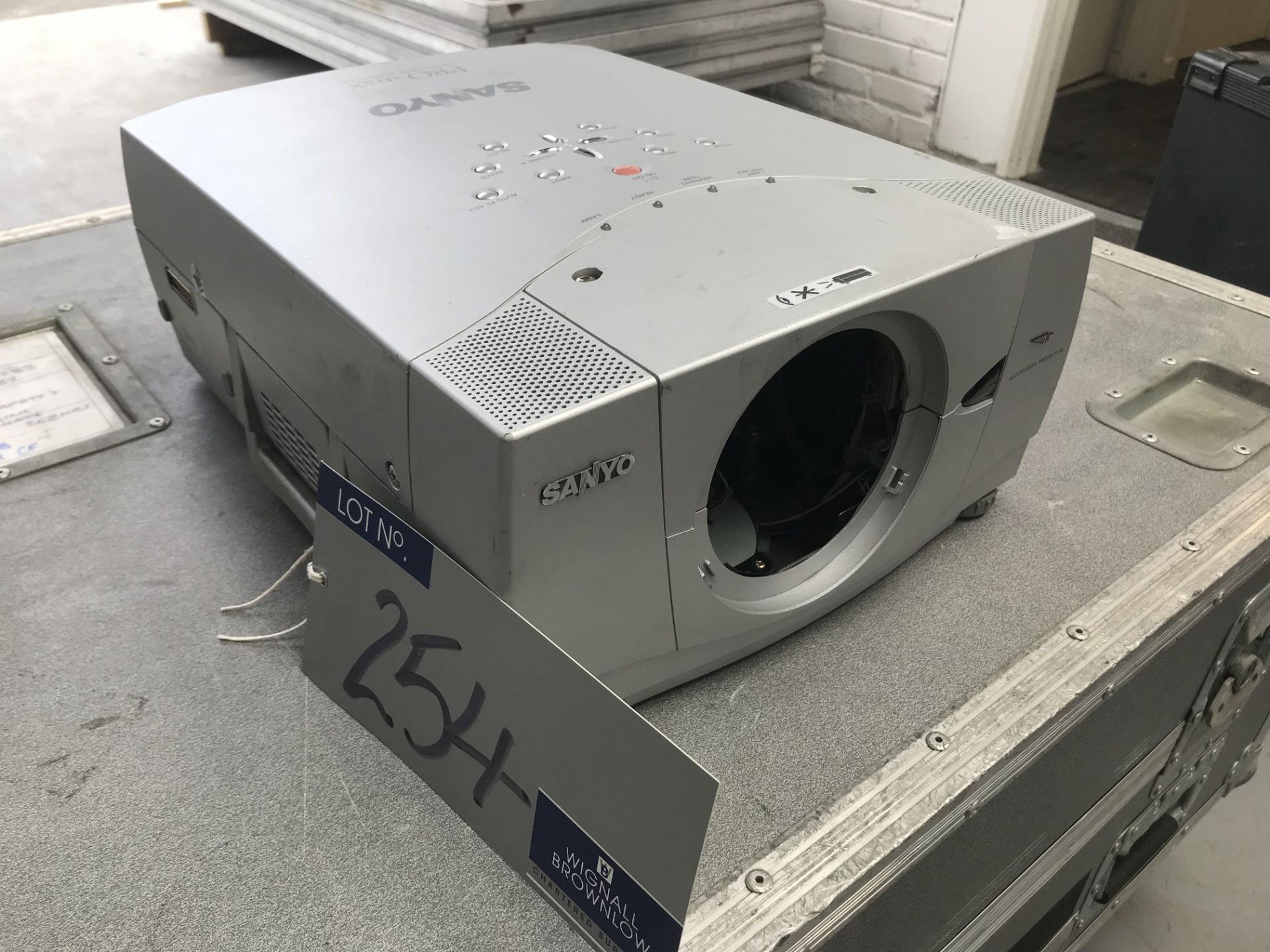 A Sanyo PROxtraX Model PLC-XP56L Multiverse Projector No.G4Z01349 (no lens)(located at Unit 54