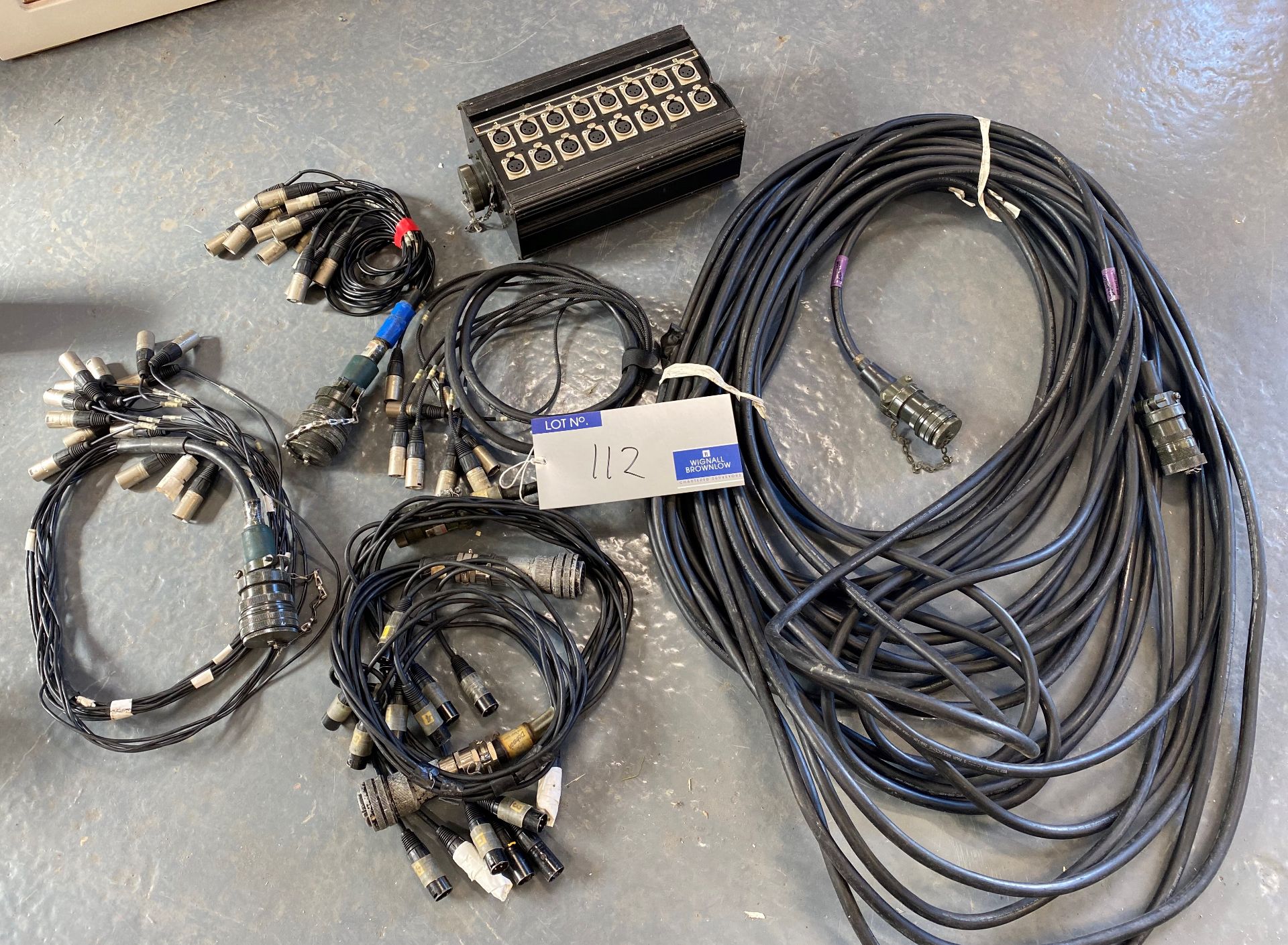 A VDC Stage Box with Assorted Multi Pin Break Outs and Multi Pin Cable (located at 17 Deer Park