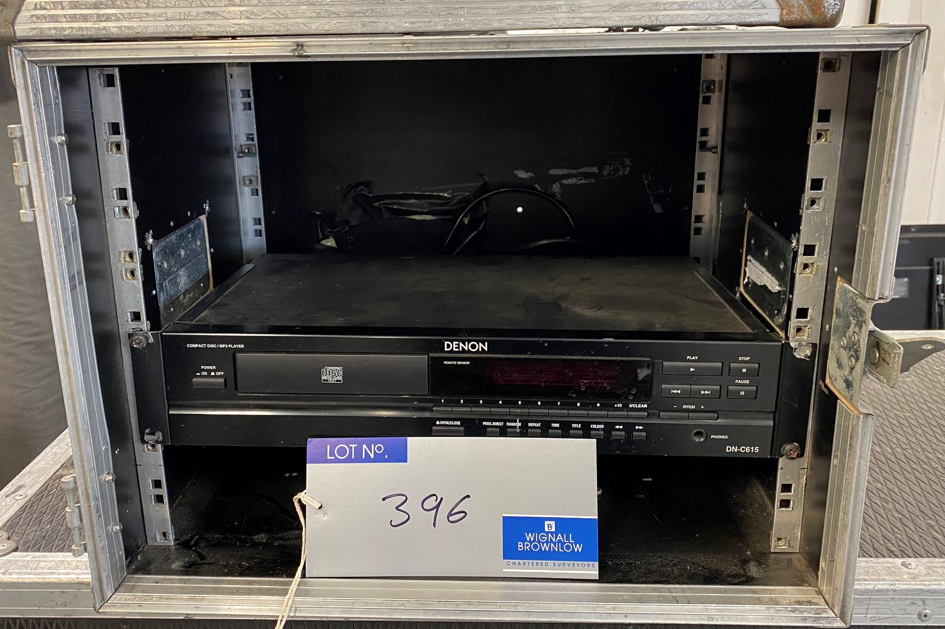A Denon DN-C615 Compact Disc/MP3 Player with flight case (located at 17 Deer Park Road, London, SW19