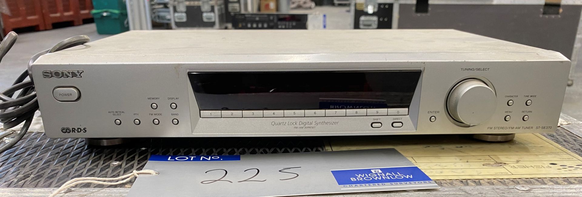 A Sony ST-SE370 FM Stereo/FM-AM Tuner (located at 17 Deer Park Road, London, SW19 3QG).