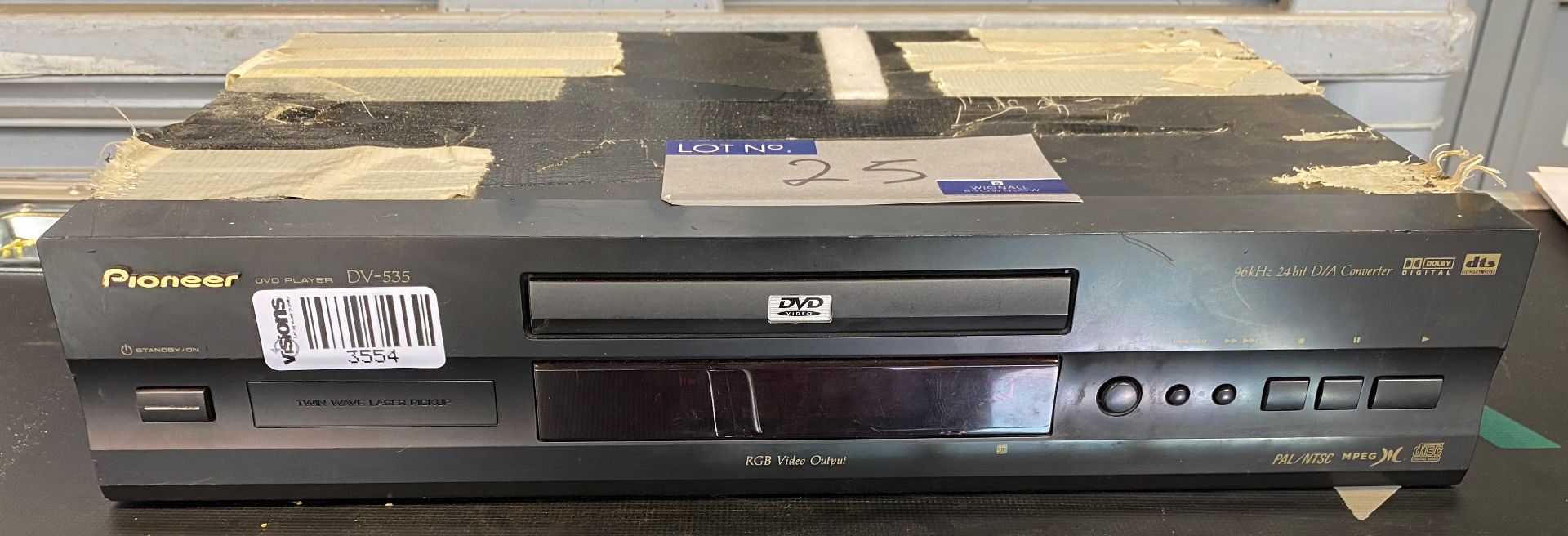 A Pioneer DV535 DVD Player (located at 17 Deer Park Road, London, SW19 3QG).