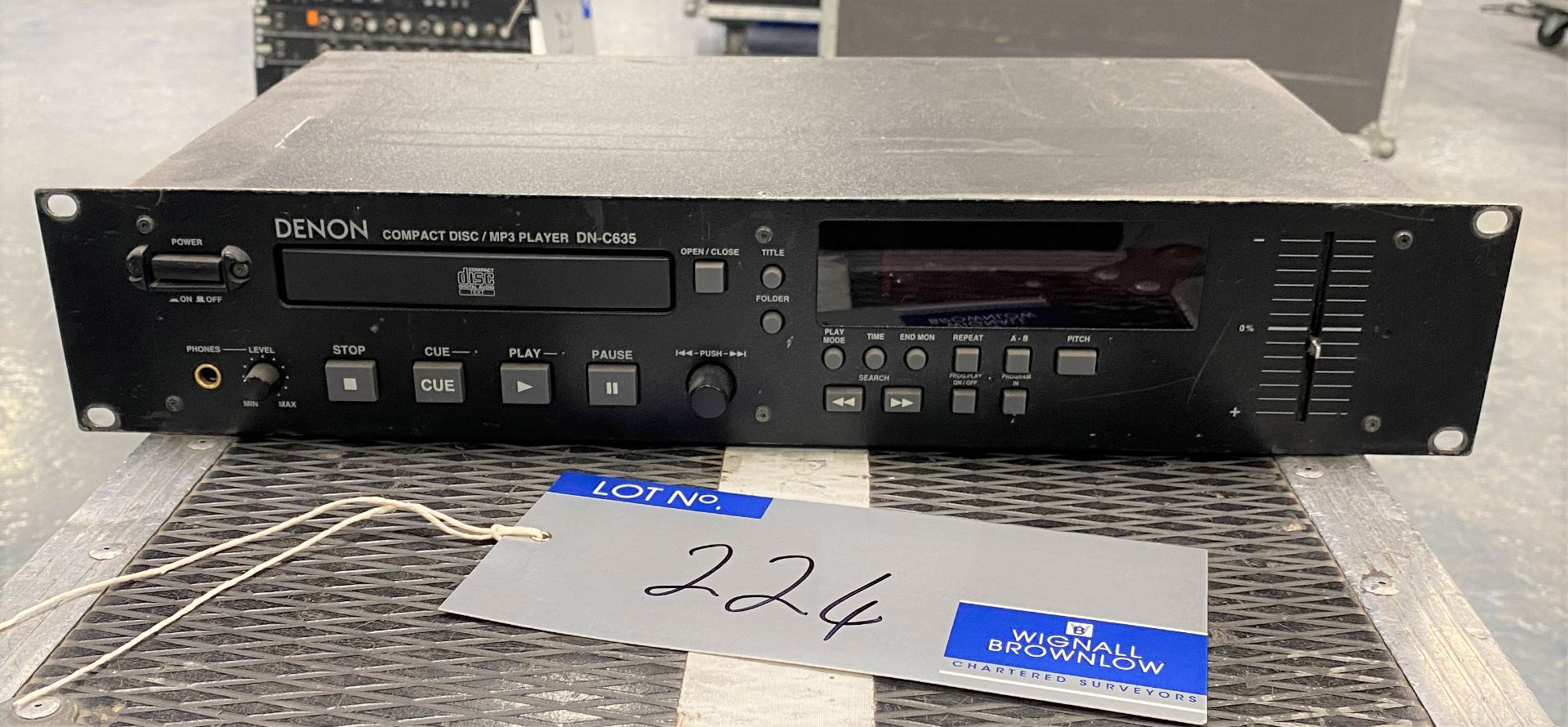 A Denon DN-C635 Compact Disc/MP3 Player (located at 17 Deer Park Road, London, SW19 3QG).
