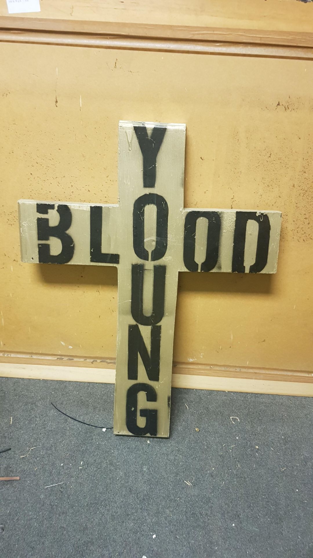 Cross Sculpture by 'Young Blood' - Image 2 of 3