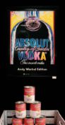 Andy Warhol Edition - Absolute Vodka Poster - framed - 69 x 49cm