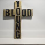 Cross Sculpture by 'Young Blood'