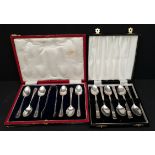 Vintage 2 x Cased Sets EPNS Tea Spoons