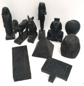 Vintage Collectable 10 x Egyptian Figures
