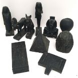 Vintage Collectable 10 x Egyptian Figures