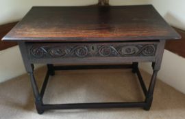 Antique Furniture Welsh Table c1700's Pinned Joints