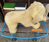 Vintage Tri-ang Elephant Push Along Rocker