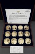 Collectable Coins Set Portraits of the Queen 2012 Proof