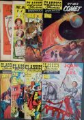 Vintage 8 x Classics Illustrated Comics c1950's Issues