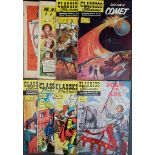 Vintage 8 x Classics Illustrated Comics c1950's Issues