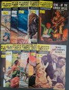 Vintage 11 Classics Illustrated Comics c1950's Issues