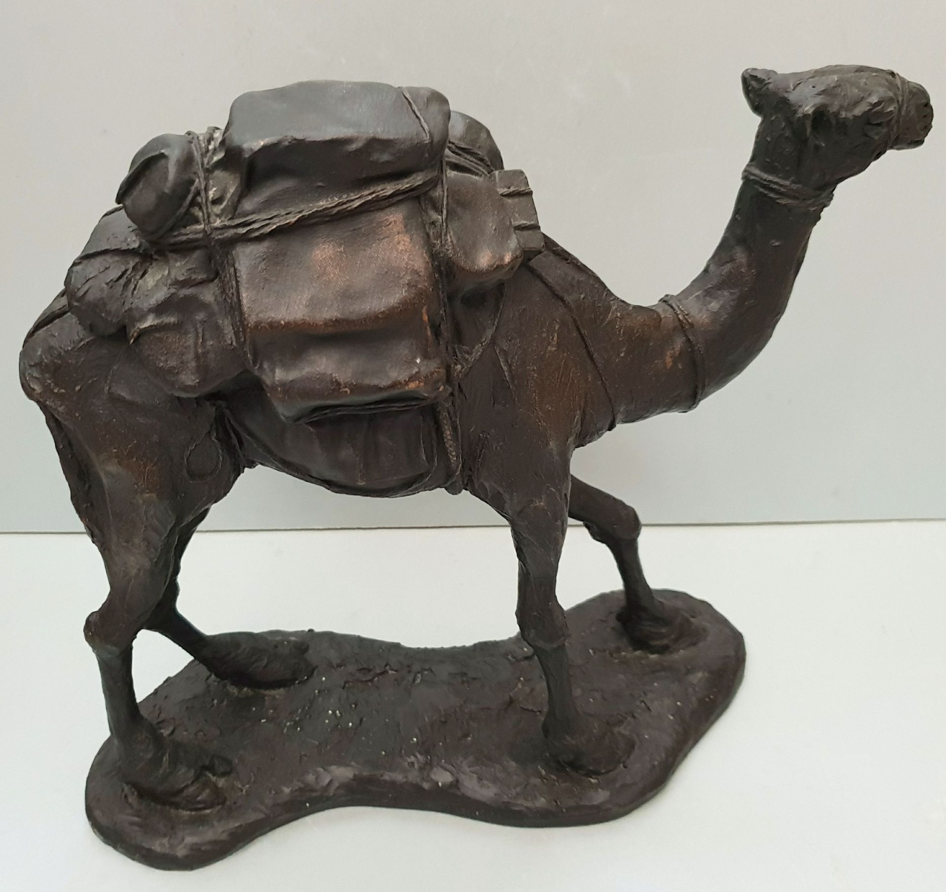 Vintage Spelter Camel Figure Limited Edition J R Sanders No. 140 of 3500 - Image 2 of 3