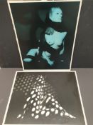 Vintage Collection of 2 Professional Photographs Naked Females