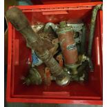 Vintage Box of Assorted Beer Pump Workings