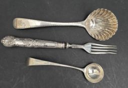 Antique Sterling Silver George IV Spoon Glasgow 2 x George III Items