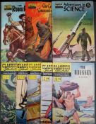 Vintage 8 Classics Illustrated Comics c1950's Issues