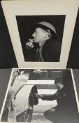 Vintage Collection of 2 Professional Photographs Includes Police