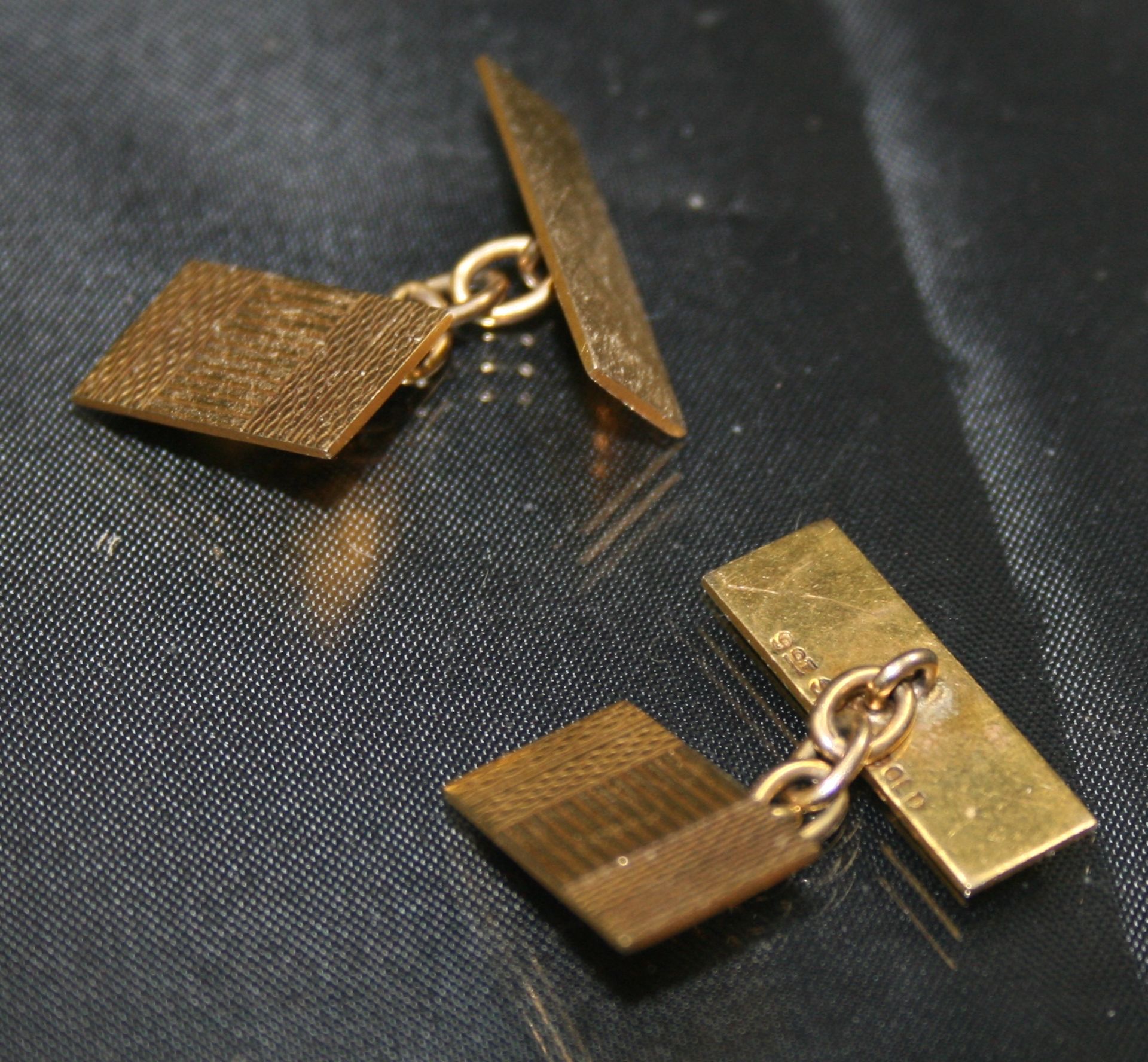 Gents 9ct Gold Cufflinks